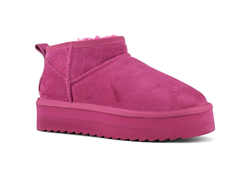 PLATFORM  WINTER BOOT SUEDE YWPLA01 FUXIA